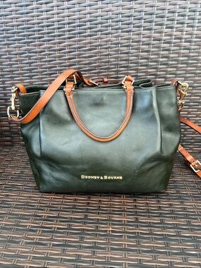 Dooney & Bourke City Large Barlow Satchel - Dark Forest Green